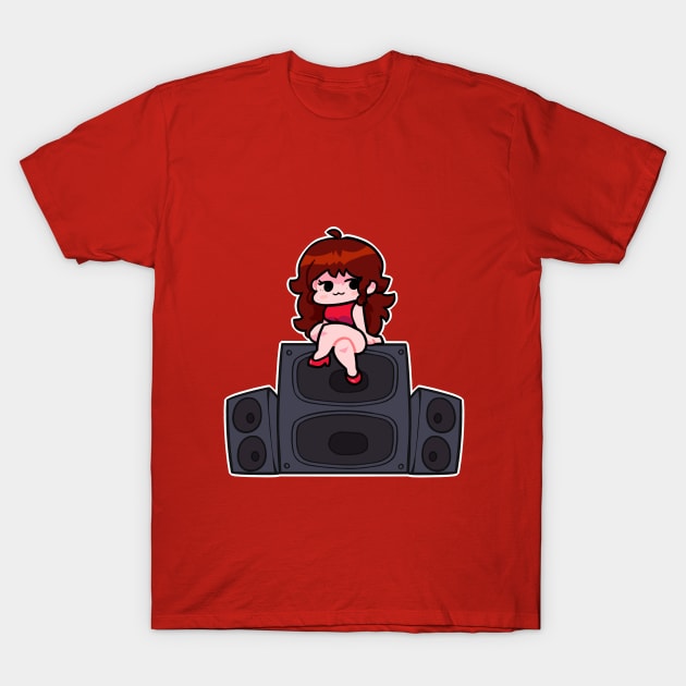 FNF girlfriend T-Shirt by nekomachines